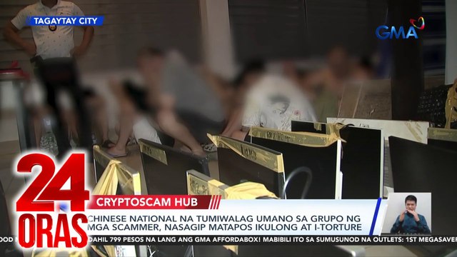 Chinese national na tumiwalag umano sa grupo ng mga scammer, nasagip matapos ikulong at i-torture | 24 Oras