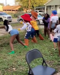 They were wildin' really crazy.