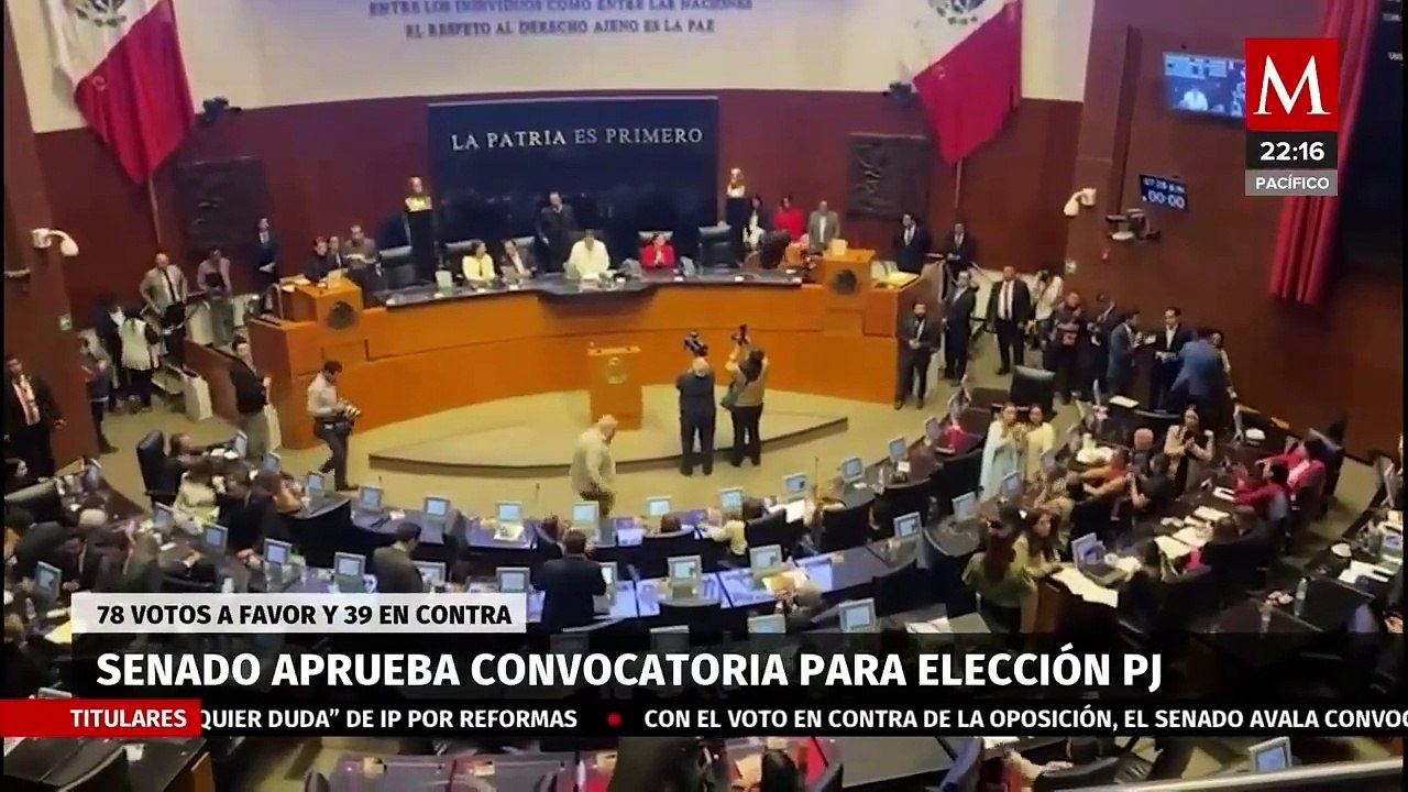 Senado aprueba convocatoria para elegir nuevos jueces y magistrados