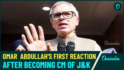 J&K | OMAR ABDULLAH PLEDGES TO CHANGE THE STATE FOR GOOD AND UPLIFT  IT'S CONDITIONS