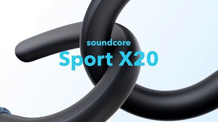 Amazon.com- Soundcore Sport X20 by Anker, True-Wireless Workout Earbuds, Rotatable and Extendable Ear Hooks, Noise Cancelling, Deep Bass, IP68 Waterproof, Sweatproof, Dustproof, 48H Play, Sport Earbuds for Gym - Electron