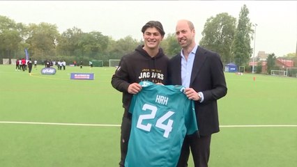 Prince William Steps Into Quarterback Shoes for NFL Foundation UK Event