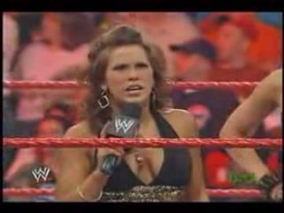 WWE Raw 4/21/08 Mickie James Title Celebration