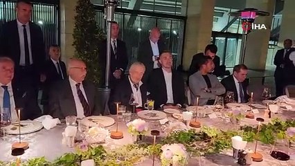 Hasan Arat, Dursun Özbek ve İbrahim Hacıosmanoğlu, açılışta bir araya geldi