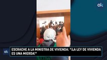 Escrache a la ministra de Vivienda: 