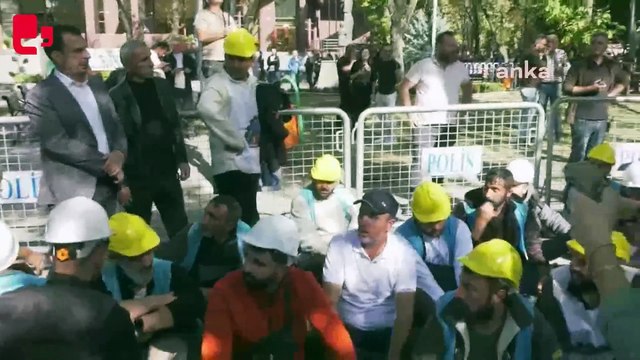 Kurtuluş Parkı'nda açlık grevindeki Fernas işçilerinden biri baygınlık geçirdi