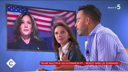 Mohamed Bouhafsi présente la "Story" dans "C à vous" sur France 5 le mardi 15 octobre 2024