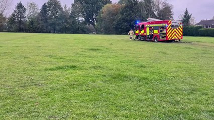 Firefighters rescue themselves in Longton