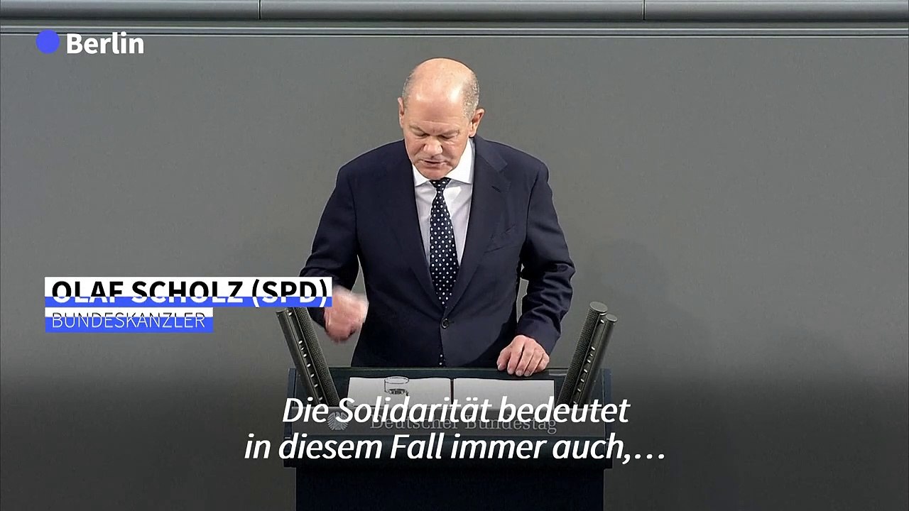 Scholz: Deutschland wird weiter Waffen an Israel liefern