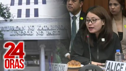 Testigo mula sa PAOCC, iniharap ng prosekusyon sa pagdining ng kasong qualified human trafficking vs Alice Guo atbp. | 24 Oras
