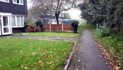 Aftermath of flooding on Farmbridge way, Willenhall, Walsall.