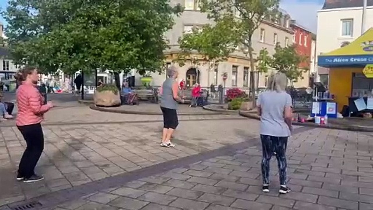 Alice Cross Zumba Flash Mob Teignmouth