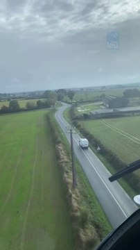 Vienne : un hélicoptère pour repérer les risques de pannes sur les lignes haute tension