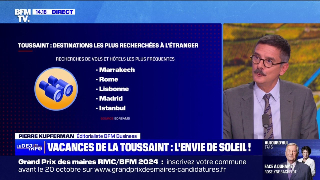 Vacances de la Toussaint: les destinations "Soleil" ont le vent en poupe, selon Pap Vacances