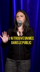 Je trouve pas de mec donc j’ai pris dans mon public