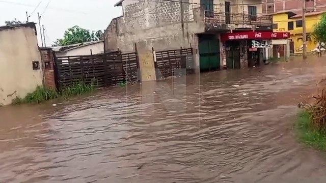 CALLES Y AVENIDAS DE SANTA CRUZ CONVERTIDAS EN RÍOS
