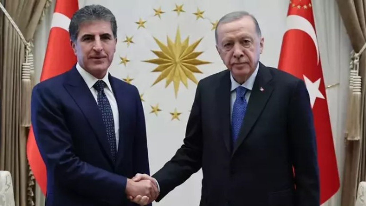 Cumhurbaşkanı Erdoğan, Irak Kürt Bölgesel Yönetimi Başkanı Neçirvan Barzani’yi kabul etti