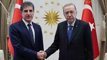Cumhurbaşkanı Erdoğan, Irak Kürt Bölgesel Yönetimi Başkanı Neçirvan Barzani’yi kabul etti