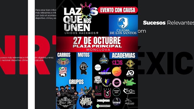 Realizarán séptima edición de ‘Lazos que nos unen’ en Monclova