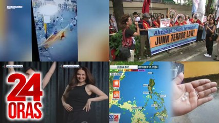 24 Oras: (Part 2) Bata, patay matapos matumbahan ng metal railings; ang kwelang twist sa "lambada" dance ni Marian Rivera; Pen-sized microscope na gawa ng estudyante sa Negros Occidental, atbp.