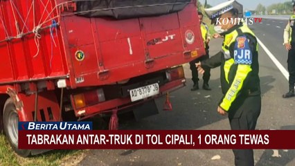 Tabrakan Antar-Truk di Tol Cipali, 1 Orang Tewas