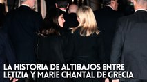 La historia de altibajos entre Letizia y Marie Chantal de Grecia