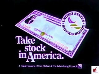 `1970s animated ANT & the GRASSHOPPER US savings bonds PSA TV commercial