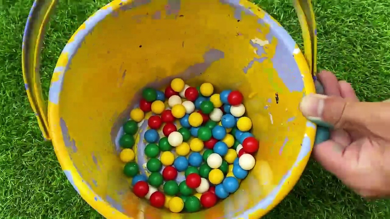 Marble Run Race ASMR - Colorful Balls VS Coca Cola, Fanta, Mirinda and Mentos in the toilet