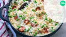 Risotto au chorizo et petits pois au Thermomix