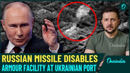 Télécharger la video: VIDEO | Russian Missiles Pound Ukrainian Port | Five Workshops, Ten Ukrainian Weapons Destroyed