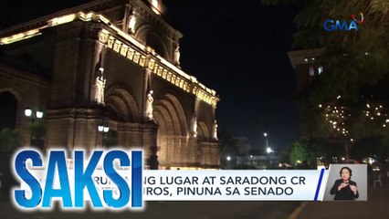 Maruruming lugar at saradong CR sa Intramuros, pinuna sa Senado | Saksi