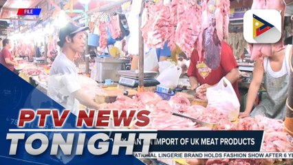 D.A. lifts temporary ban on import of UK meat products