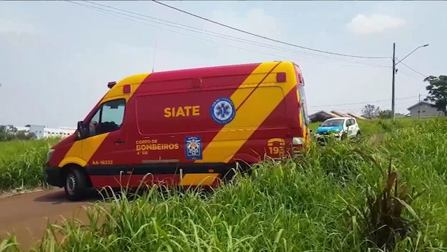Mulher sofre queda de bicicleta elétrica e é socorrida pelo Siate em Cascavel