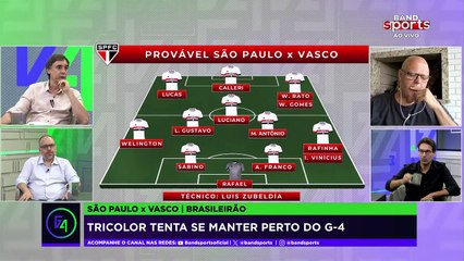 "SE JOGAR ESSE MEIO CAMPO AÍ, O SÃO PAULO VAI PERDER"