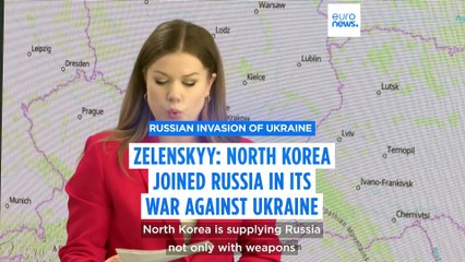 North Korea joined Russia in its war against Ukraine, Zelenskyy says