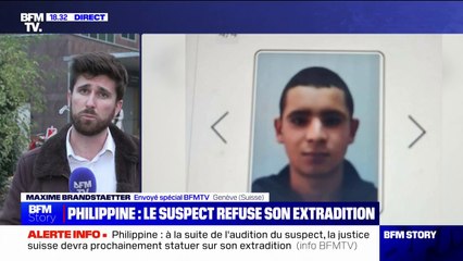 Meurtre de Philippine: auditionné à Genève, le suspect refuse son extradition vers la France