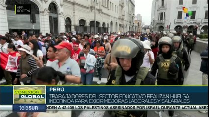 Download Video: Conexión Global 16-10: Docentes en Perú exigen respetar labores educativas