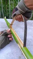 Discover the Unique Bamboo Pistol: A Creative Weapon Made from Bamboo 🌿