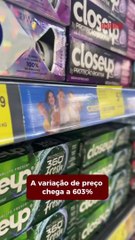 Pasta de dente pode ser até R$ 12 mais cara dependendo da marca