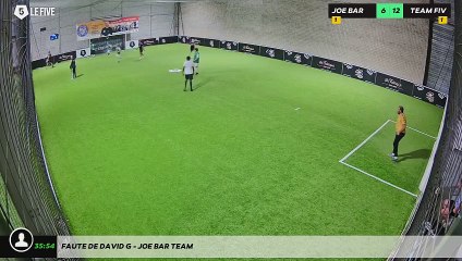 Faute de David G - JOE BAR TEAM