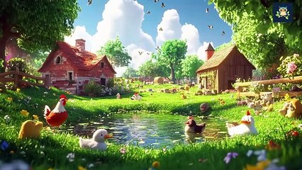 The Little Red Hen - Moral Story for Kids - Life Lesson on Hard Work and Cooperation