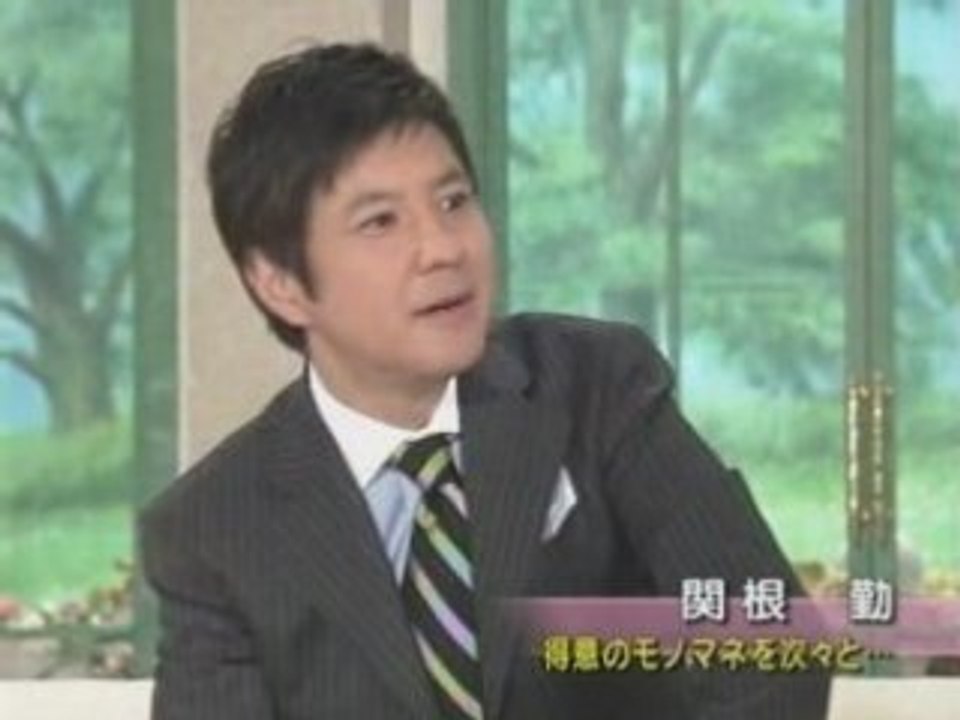 Japanese comedian  Mr. Sekine did  Imitation of TVXQ Xiah.