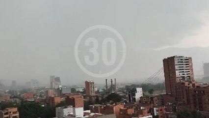 Lluvias en sabaneta desde envigado