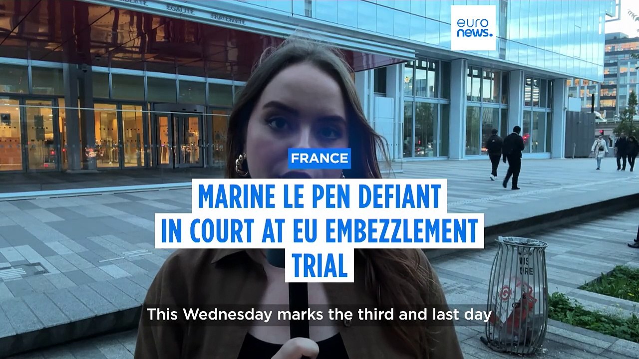 Marine Le Pen accuses judge of bias at EU embezzlement trial