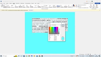  Como CAMBIAR COLOR de FONDO de una PÁGINA en WORD FÁCIL y RÁPIDO