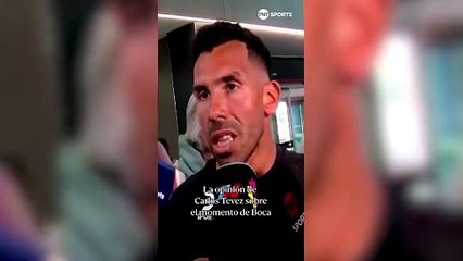 Carlos Tevez hablo sobre el presente de Boca
