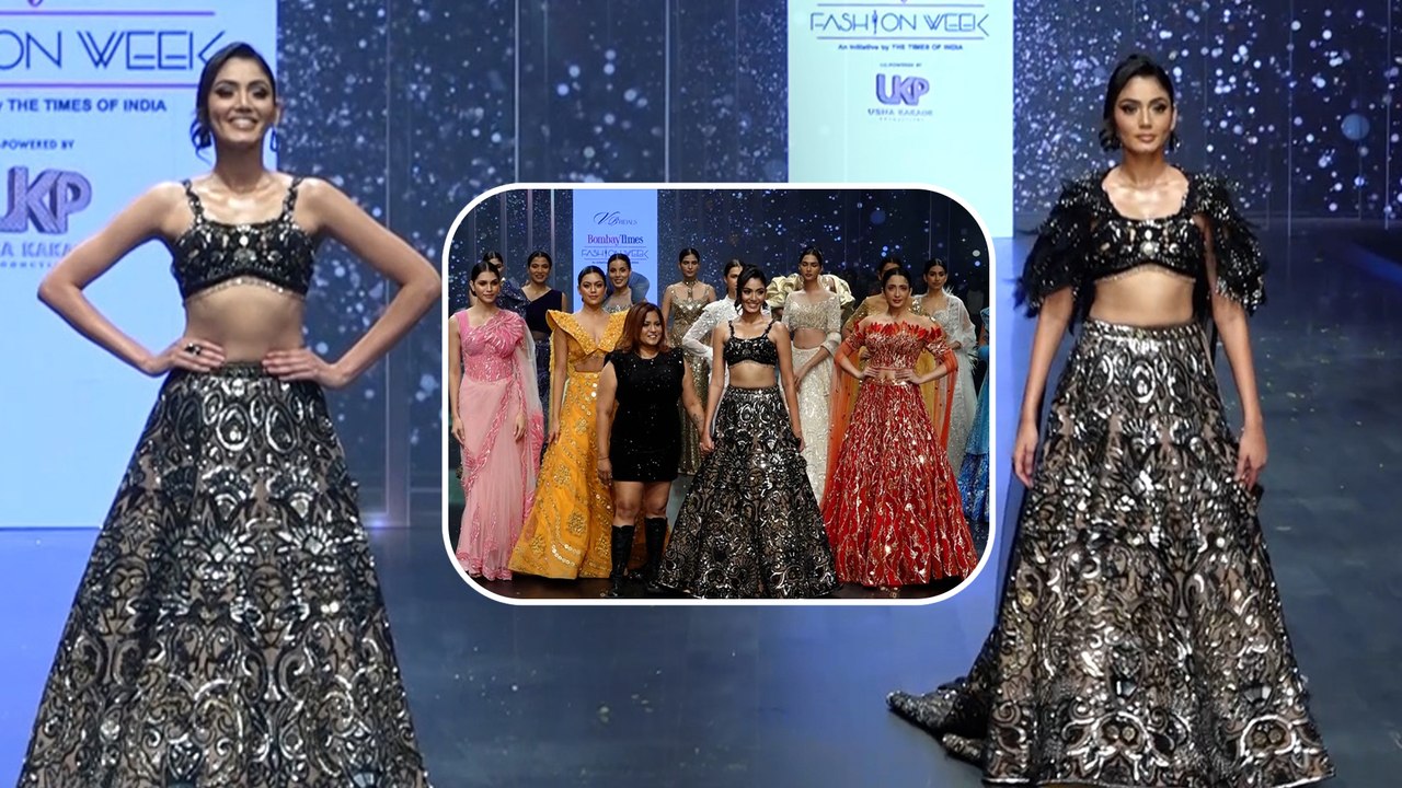 Bigg Boss OTT 3 विनर Sana Makbul ने Bombay Times Fashion Week में बिखेरा अपने फैशन का जलवा