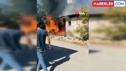 Kırıkhan'da Yangın: Bir Ev Alevlere Teslim Oldu