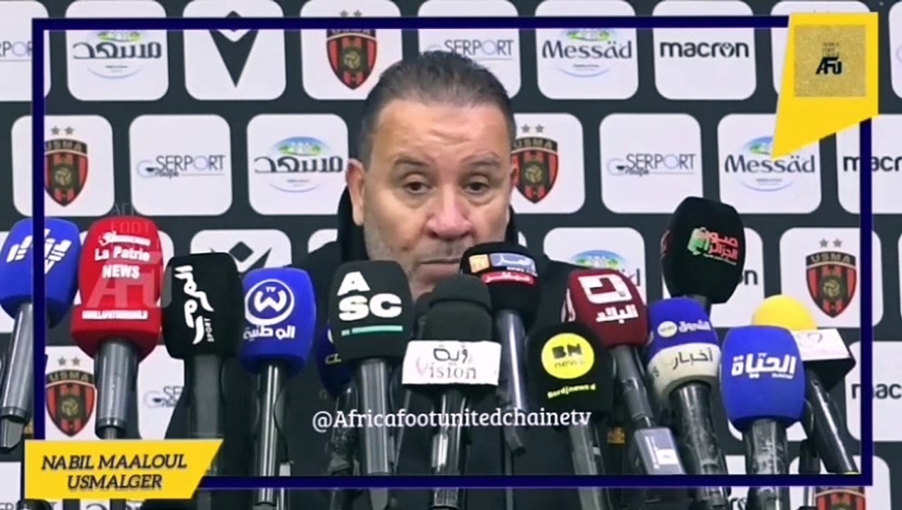 #Ligue 1 Mobilis #Algérie  : La conférence de presse de Nabil Maaloul après le match nul entre #USMA ⚫ #CRB ⚪ ⚽