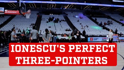 Sabrina Ionescu nails perfect three-point shots in pre-game warmup before WNBA Finals Game 3